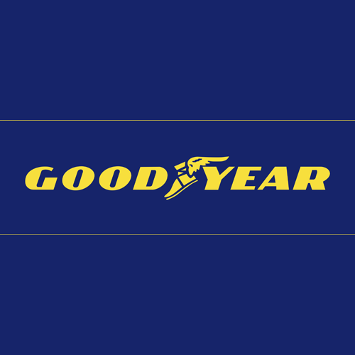 Esta imagem se refere ao logotipo da fabricante de pneu goodyear