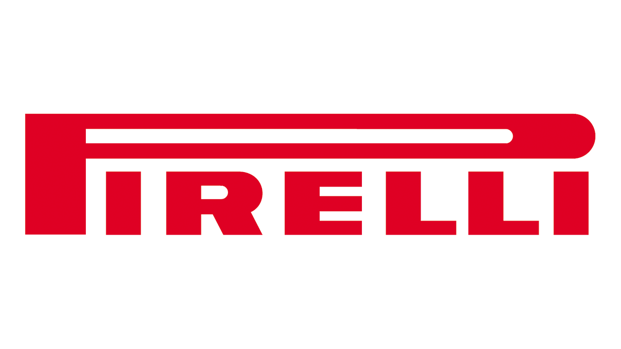 Esta imagem se refere ao logotipo da marca de pneus pirelli